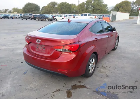 2015 Hyundai Elantra Se из США, поврежденный, VIN 5NPDH4AE4FH606148
